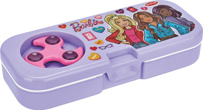 Pratap Focus Barbie Art Polypropylene Pencil Box(Set of 1, Purple)