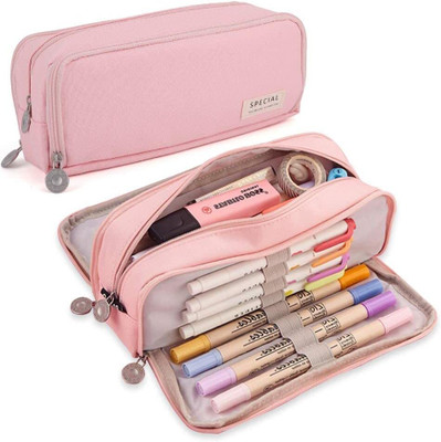 ASTIKAYA 1 solid Art Canvas Pencil Boxes(Set of 1, Multicolor)