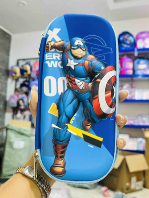 KARTASYA THOR 1 Art Polypropylene Pencil Box(Set of 1, Blue)