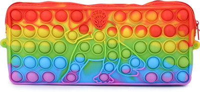 koyara pop it series Silicon bubble Art EVA Pencil Box(Set of 1, Multicolor)