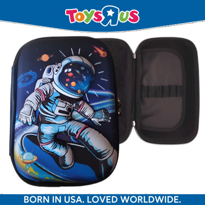 Toys R Us 3D Space Astronaut-A Astronaut Space Theme Art Plastic Pencil Box(Set of 1, Blue)