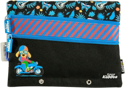 smily kiddos 1 bikes Art Polyester Pencil Box(Set of 1, Black)