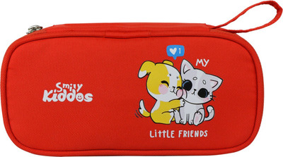 smily kiddos NA micky mouse Art Polyester Pencil Box(Set of 1, Red)
