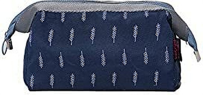TREXEE Big Capacity Pencil Pouch Large Storage Pouch Marker Pen Case 1 Art Canvas Pencil Box(Set of 1, Blue)