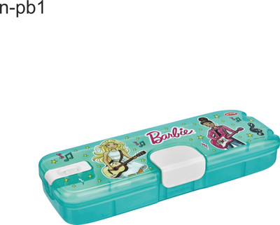Pratap Mini Light Barbie Art Polypropylene Pencil Box(Set of 1, Green)