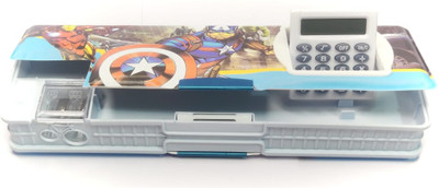 SOPALI Blue p Super Art Plastic Pencil Box(Set of 1, Blue)