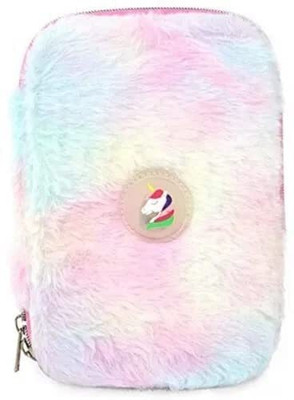 SHIVMYRA Pencil Box is a children's television programme uniocorn Art Canvas Pencil Box(Set of 1, Pink)