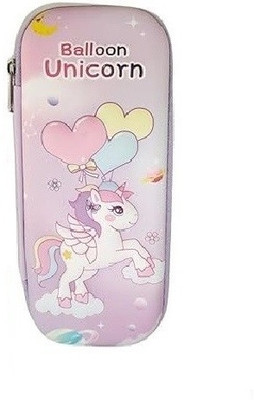 Eclet 1pc Large Capacity Box 3D Cartoon Pen Pencil case Multi-Compartment for School with Zip Closure Best Birthday Gift for Girls(any random design will send) Art Plastic Pencil Box(Set of 1, Multicolor)