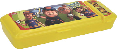 Pratap Hy Function Motu Patlu Art Polypropylene Pencil Box(Set of 1, Yellow)