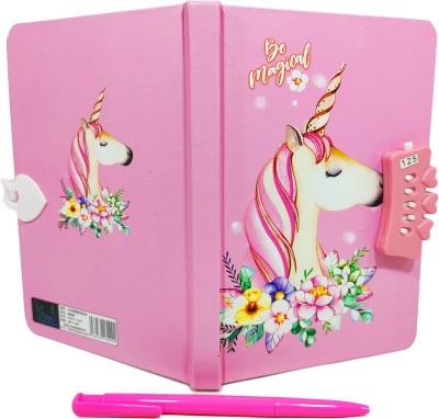 dishvy NA A5 Diary Ruled 200 Pages(Pink)