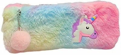 Saputra Pencil Box-25 Unicorn Art EVA Pencil Box(Set of 1, Multicolor)