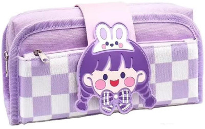 MANAKITOYS 2 in 1 Purple Multifunctional Pencil Pouch Aesthetic Pencil Case for Girls Large Capacity Best Thing to Put Pen Pencil Sharpener Rubber Art Canvas Pencil Box(Set of 1, Purple) MANAKITOYS 2 in 1 Purple Multifunctional Pencil Pouch Aesthetic Pencil Case for Girls Large Capacity Best Thing to Put Pen Pencil Sharpener Rubber Art Canvas Pencil Box(Set of 1, Purple)