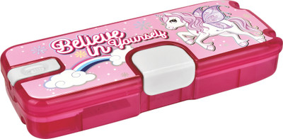 Pratap Big Light Generic Art Polypropylene Pencil Box(Set of 1, Pink)