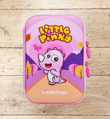 MINAAR Cartoon Print Stationery Organizer Hot Selling & Trending Pencil Pouch For Kids, Stationery Item Return Gift / Birthday Gift / Zipper Case For Boys & Girls Art EVA Pencil Box(Set of 1, Pink)