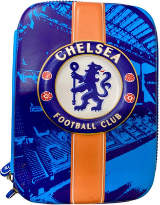 koyara Chelsea Fan Edition 3D Chelsea Sports Team, Kids Favourite Sports Series Art EVA Pencil Box(Set of 1, Multicolor)