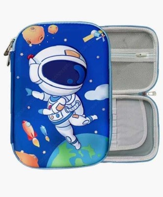 toss glob device space space Art Canvas Pencil Box(Set of 1, Multicolor)