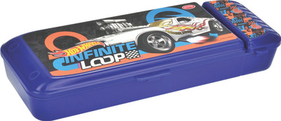 Pratap Hy Function Hot Wheels Art Polypropylene Pencil Box(Set of 1, Red)