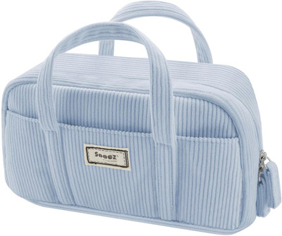HASTHIP Signature Standard Art Polyester Pencil Box(Set of 1, Blue)