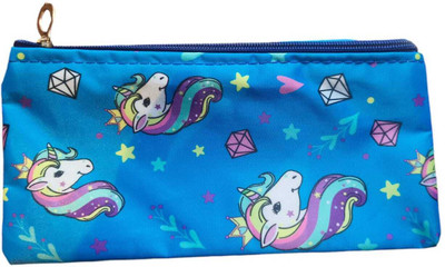 toss glob device cartoon chracters pencil zipper pouch Art Polyester Pencil Box(Set of 1, Multicolor)