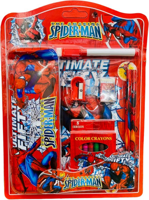 Sharu Spiderman series Spiderman Art Metal Pencil Box(Set of 1, Red)