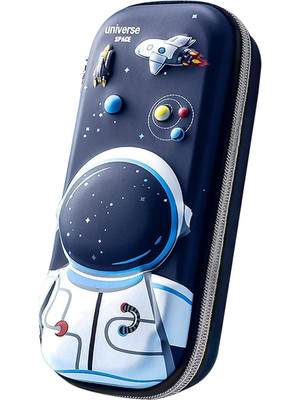 Goodies Outlet D Space Astronaut Theme Pencil Case Large Capacity Pencil Pouch Boys & Girls Pouch