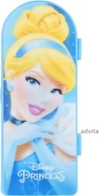 Advita Cinderella Cinderella Art Plastic Pencil Box(Set of 1, Blue)