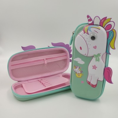 radhey preet Most Popular & Trending Unicorn Print 3D Emboss Pencil Case With Extra Creative Look For Case Made From Heavy Quality For Boy & Girl RP623 Art EVA Pencil Box(Set of 1, Multicolor)