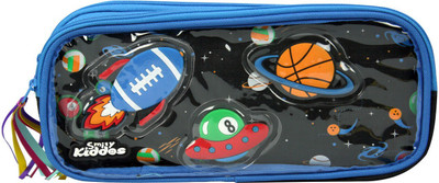 smily kiddos 1 universe Art Polyester Pencil Box(Set of 1, Black)