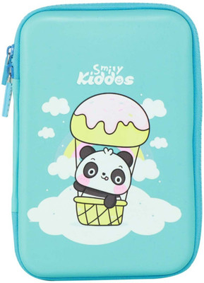 smily kiddos 1 PANDA Art EVA Pencil Box(Set of 1, Light Blue)