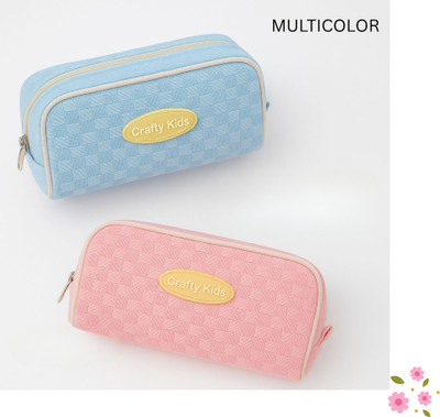 Arizuul Kids Love This Crafty Pencil Case – Bright, Durable, and Super Handy Simple Art Polyester Pencil Box(Set of 1, Multicolor)