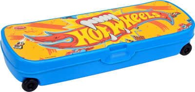 Pratap Skate Box Baby Shark Art Polypropylene Pencil Box(Set of 1, Blue)