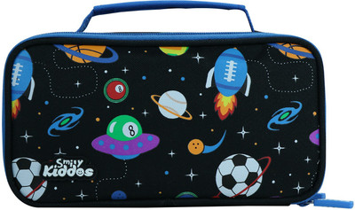 smily kiddos 1 Science Art Polyester Pencil Box(Set of 1, Black)