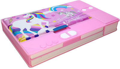 A Quints 01 pencil box Art Plastic Pencil Box(Set of 1, Multicolor)
