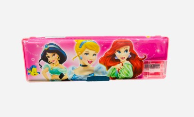 RAREGEAR Multipurpose Magnetic Pencil Box with Dual Sharpner A Princess of all worlds Princess Art Plastic Pencil Box(Set of 1, Multicolor)