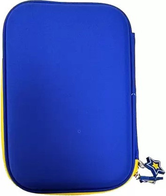 Rockjon 1 Paper Bear Space Astronaut Art Art Polyester Pencil Box(Set of 1, Blue)