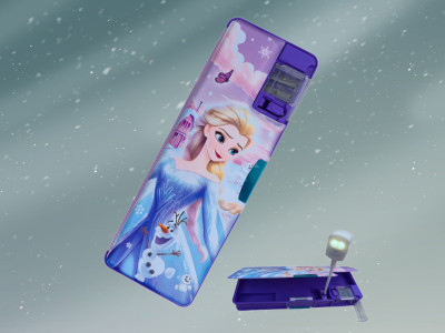 Sharu Frozen art Frozen art Art Plastic Pencil Boxes(Set of 1, Multicolor)