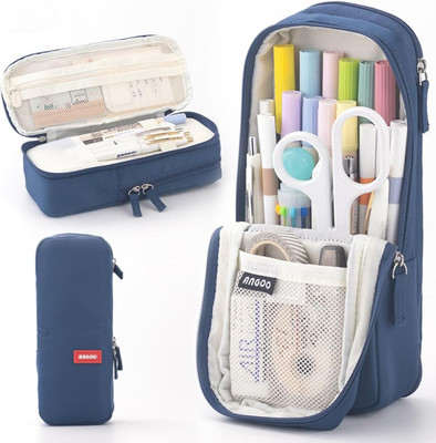 ridhhu mart 1 1 Art Canvas Pencil Boxes(Set of 1, Blue)