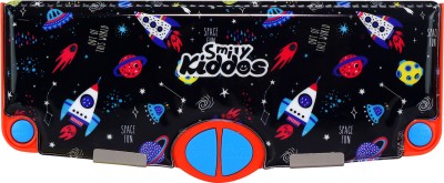 smily kiddos POP OUT Space Theme Art Plastic Pencil Box(Set of 1, Red)