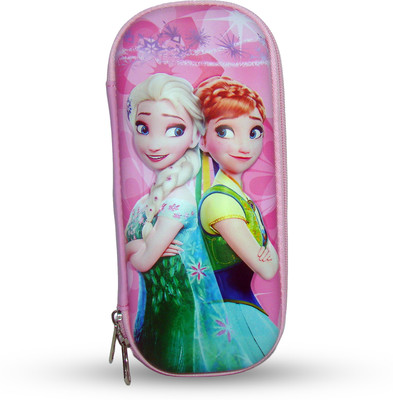 harpreet 5 Cartoon Art EVA Pencil Boxes(Set of 1, Pink)