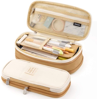 SUPVOX Multipurpose Pencil pouch & Cases Pencil Cases Organiser Pouch Case Art Canvas Pencil Box(Set of 1, Black)