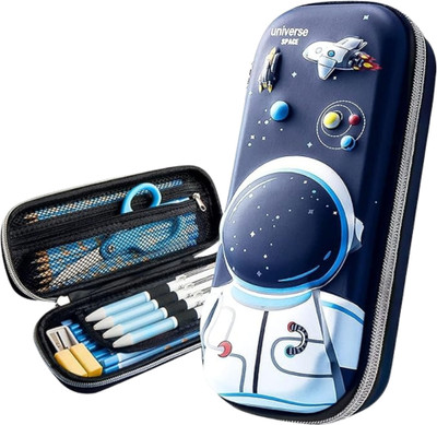 Givni Mart Universe Space Nature Art Canvas Pencil Box(Set of 1, Multicolor)