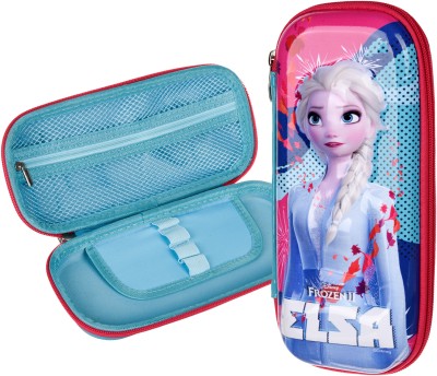 DISNEY Pencil Boxes Disney Frozen-II Design Art EVA Pencil Boxes(Set of 2, Blue)