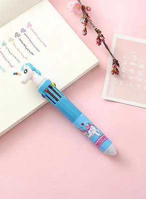 dolphin52 Gel Pen(pink, blue, red, green, black, purple, yellow, multi colour)