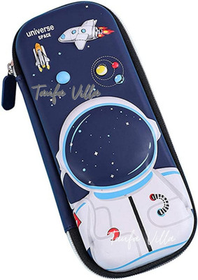Taufa Villa Pencil Boxes for Boys Kids Pencil Pouch Pencil Pouch for Kids Astronaut Art EVA Pencil Box(Set of 1, Multicolor)