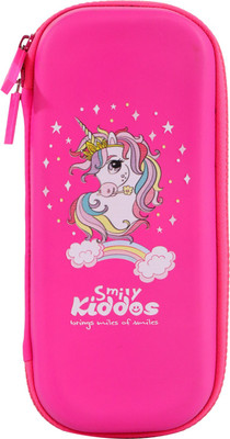 smily kiddos Small Pencil case Unicorn pink Art EVA Pencil Box(Set of 1, Pink)
