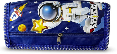 cloudberry SPACE SPACE Art Canvas Pencil Box(Set of 1, Blue)