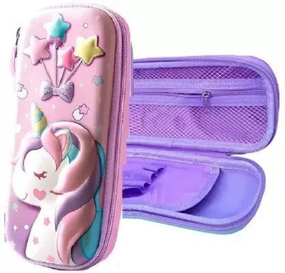 Pramoksha Mall BOX 1 ALL Art EVA Pencil Box(Set of 1, Purple)