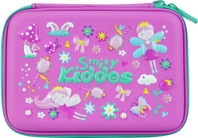 smily kiddos Smily Kiddos Flowers Art EVA Pencil Box(Set of 0, Purple)