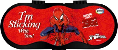 DISNEY Marvel Spiderman Peapod Pencil Box for Boys/Kids| BPA Free Marvel Spiderman Art Plastic Pencil Box(Set of 1, Red)