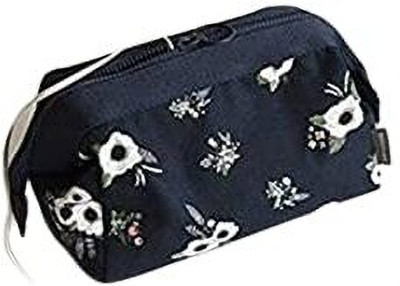 TREXEE Big Capacity Pencil Pouch Large Storage Pouch Marker Pen Case 1 Art Canvas Pencil Box(Set of 1, Black)